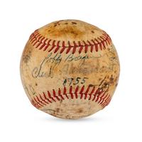 A 1955 Almendares Blues Team Signed Autograph Baseball