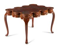A Rose Tarlow Red Lacquered Low Table