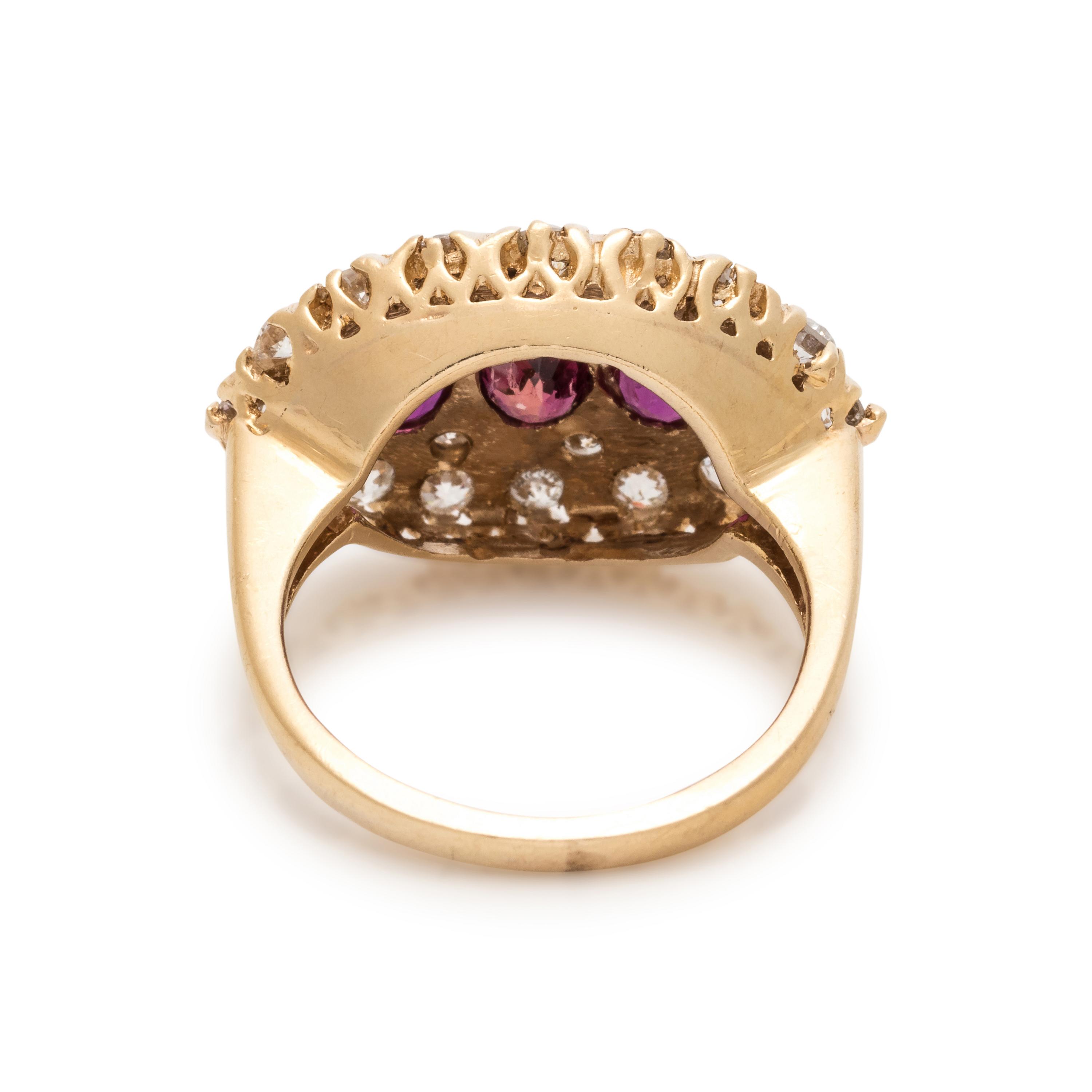RUBY AND DIAMOND RING