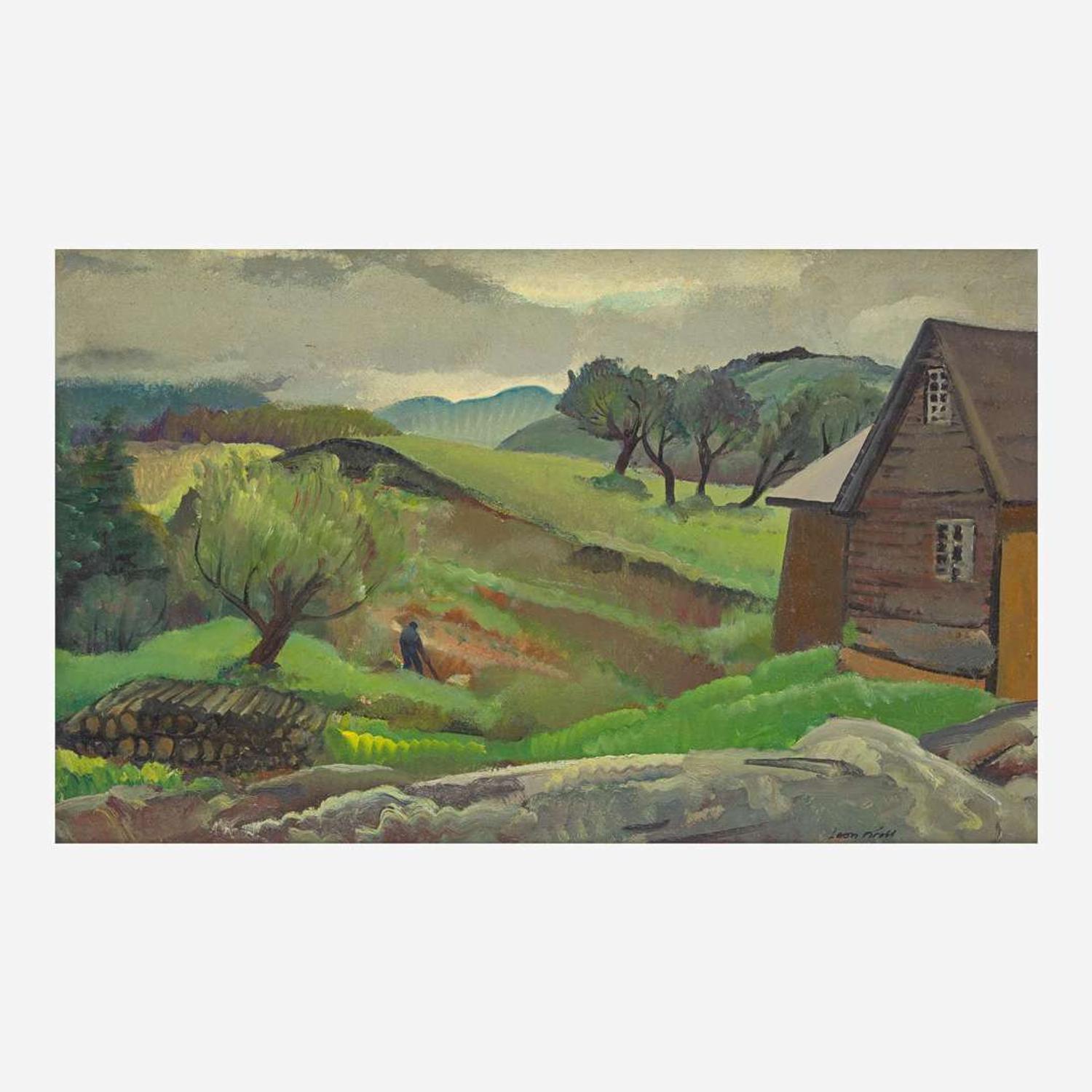 Leon Kroll (American, 1884–1975) Pastoral Farming