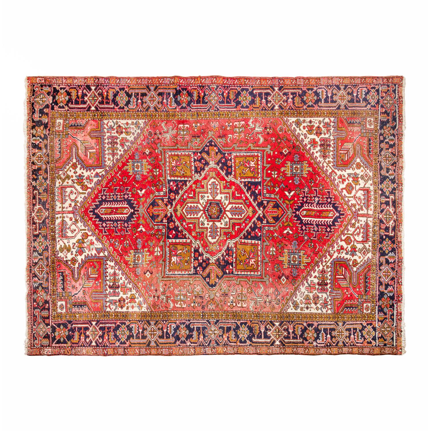 A Heriz Wool Rug