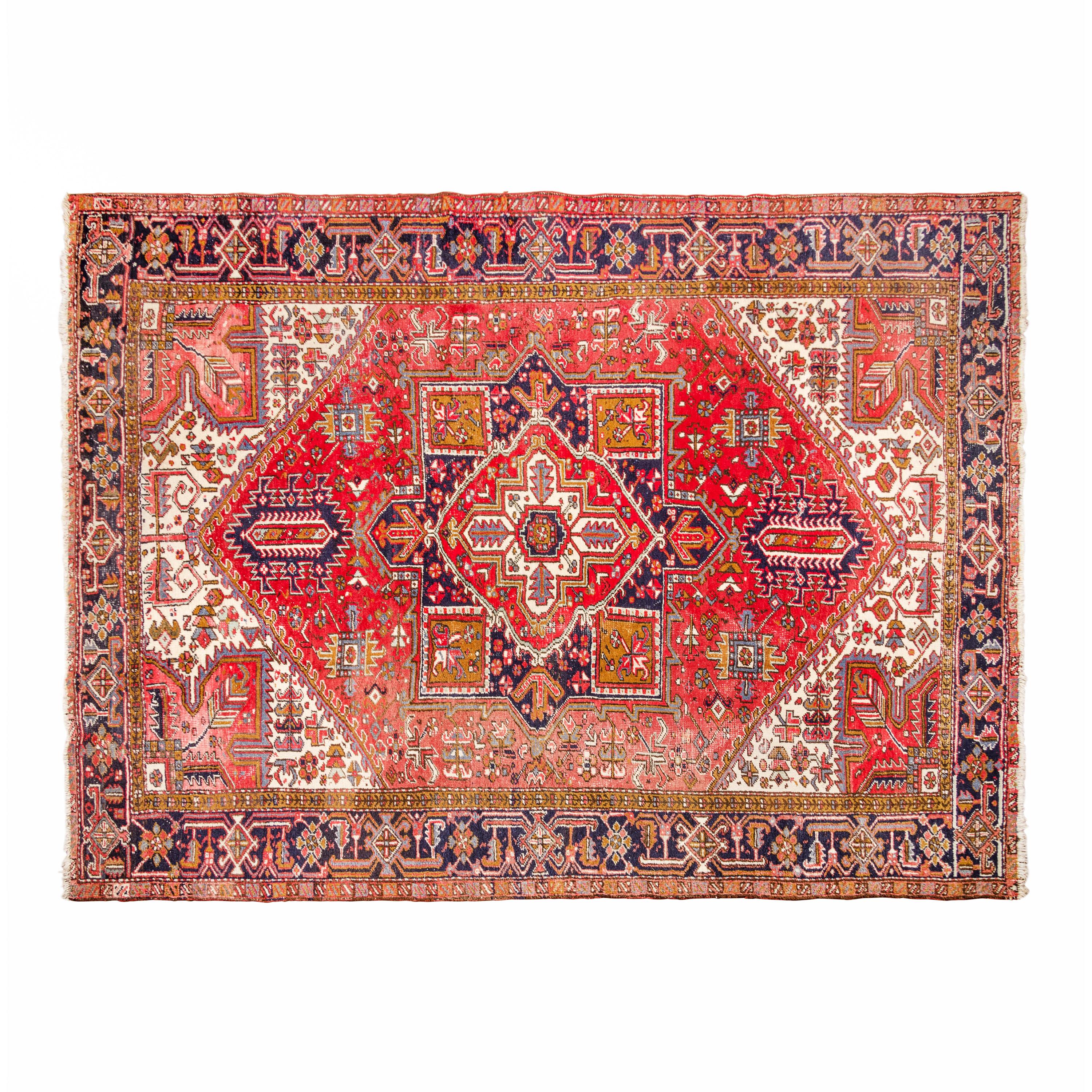 A Heriz Wool Rug