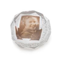 An Antique Photo Paperweight Diameter 3 inches