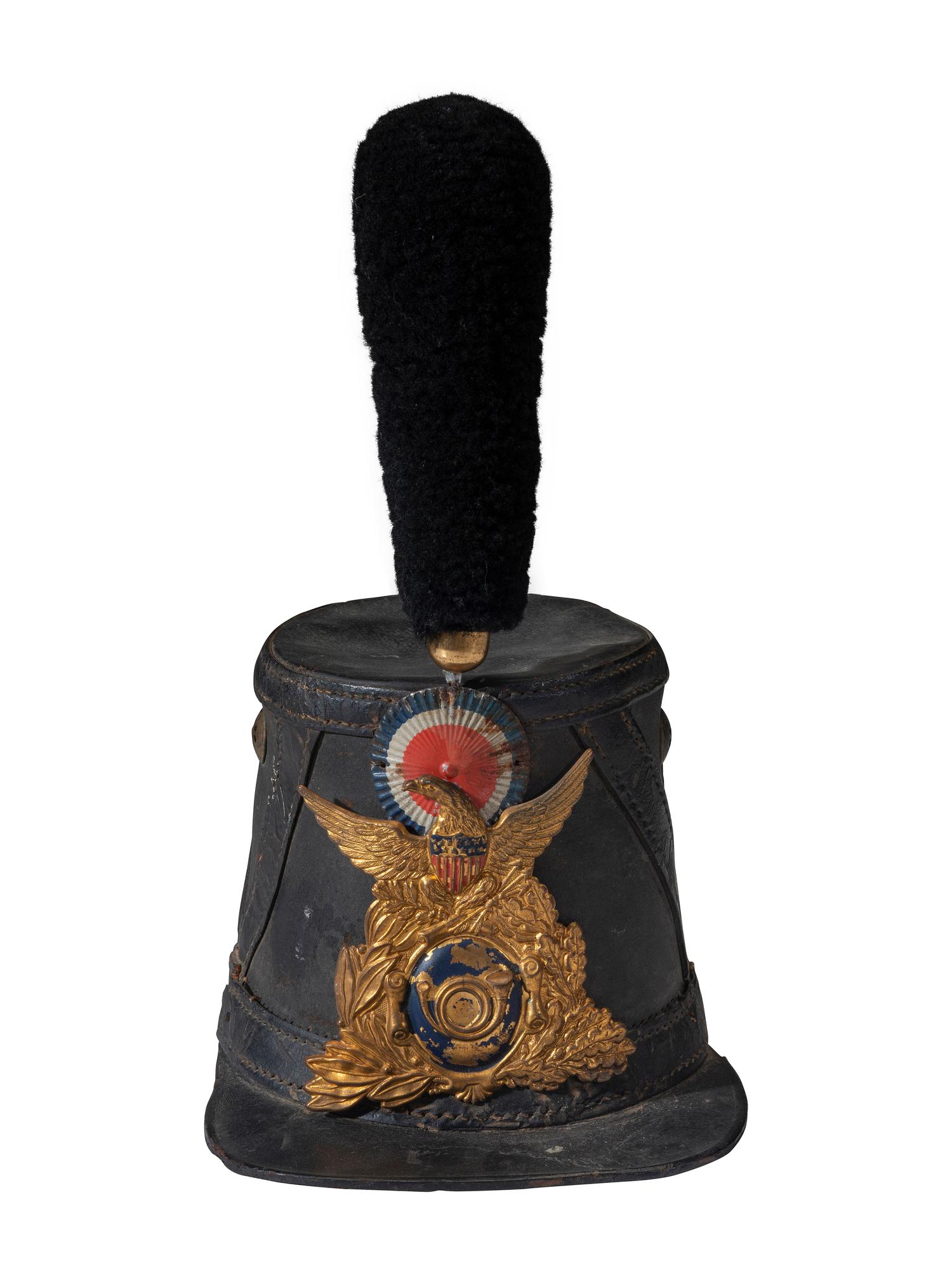 [CIVIL WAR]. U.S. Civil War import Model 1860 French-pattern shako.
