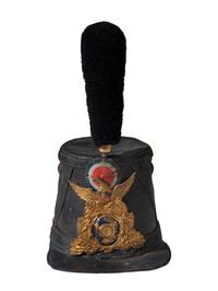[CIVIL WAR]. U.S. Civil War import Model 1860 French-pattern shako.