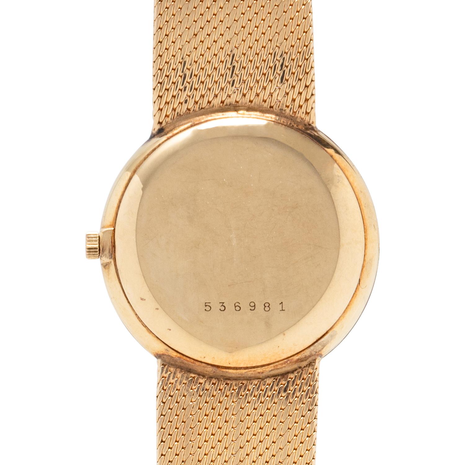 JUVENIA, YELLOW GOLD WATCH