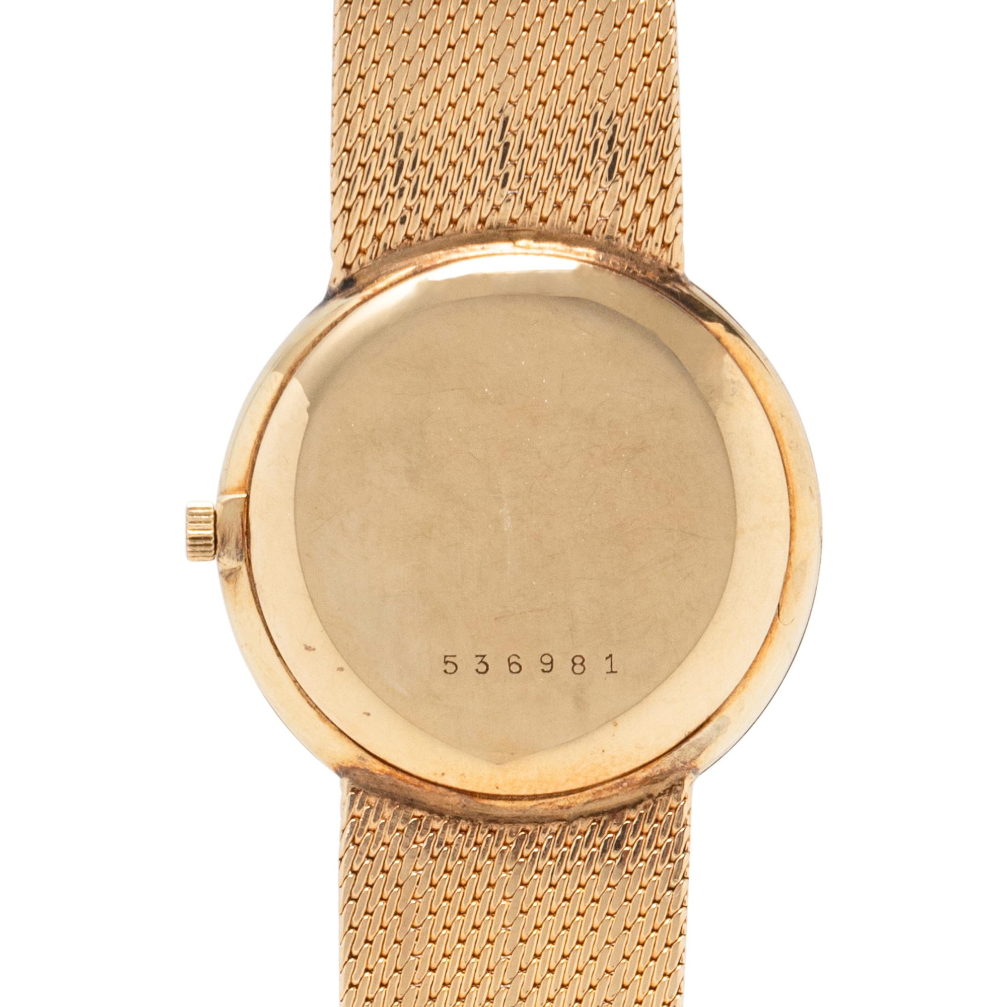 JUVENIA, YELLOW GOLD WATCH