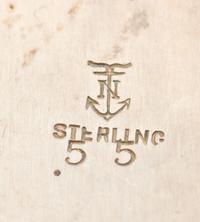 Eighteen American Silver Salt Cellars and Twelve Associated Silver Salt Spoons
