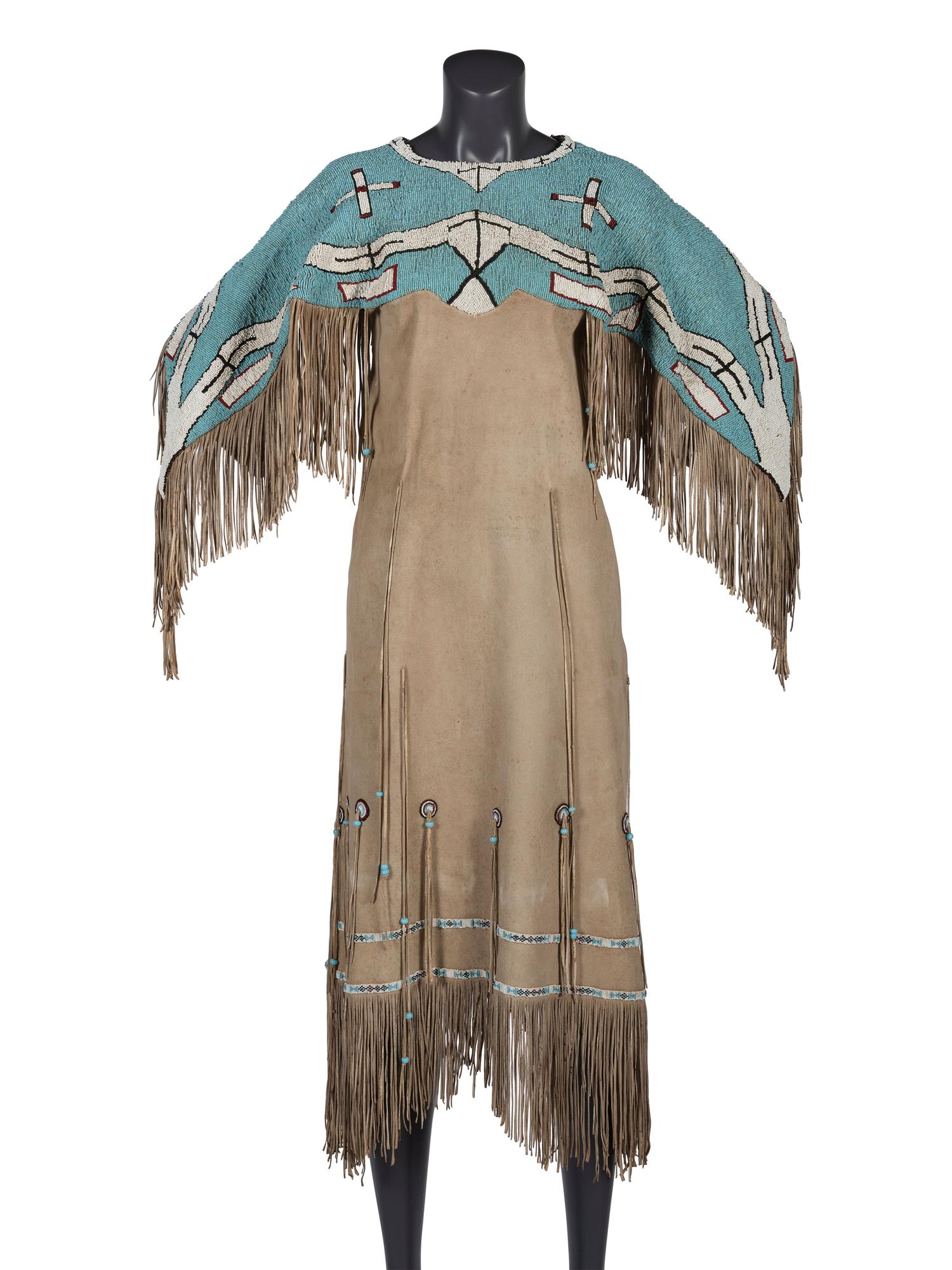 Plateau Beaded Hide Dress