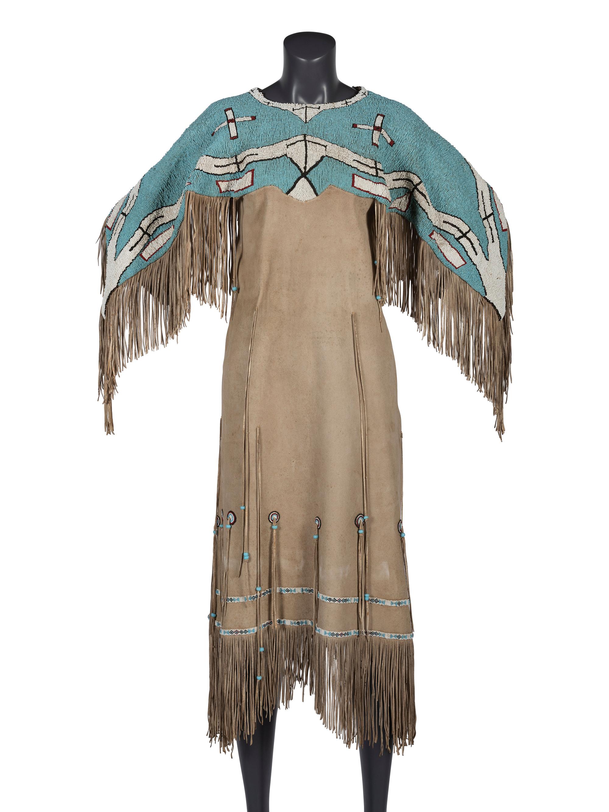 Plateau Beaded Hide Dress