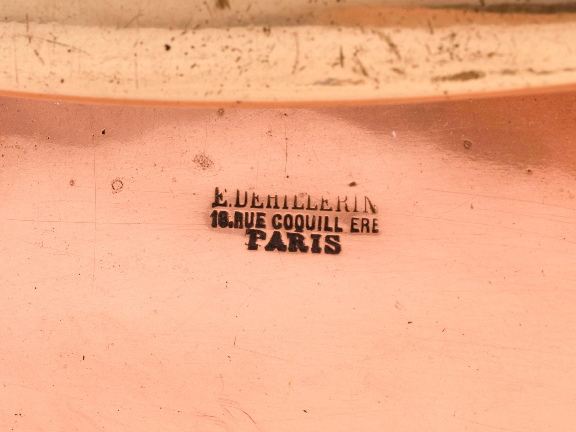 A French Copper Daubière with Brass Handles
