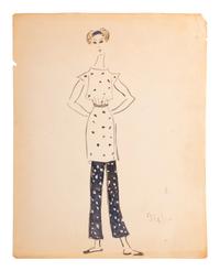 Nine Cecil Beaton Illustrations, 1950s-60s