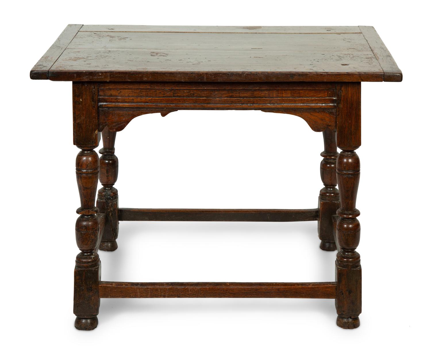 A William and Mary Oak Side Table