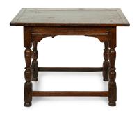 A William and Mary Oak Side Table