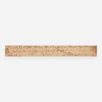 [Declaration of Independence] [Maryland] Stone, Thomas Autograph Note, signed