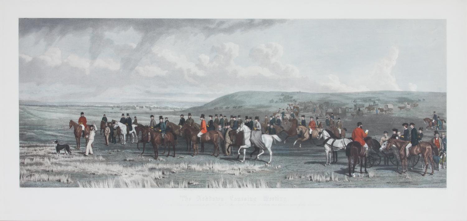 A Handcolored Engraving by Charles Mottram 20 x 42 inches. — AFTER STEVE PIERCE