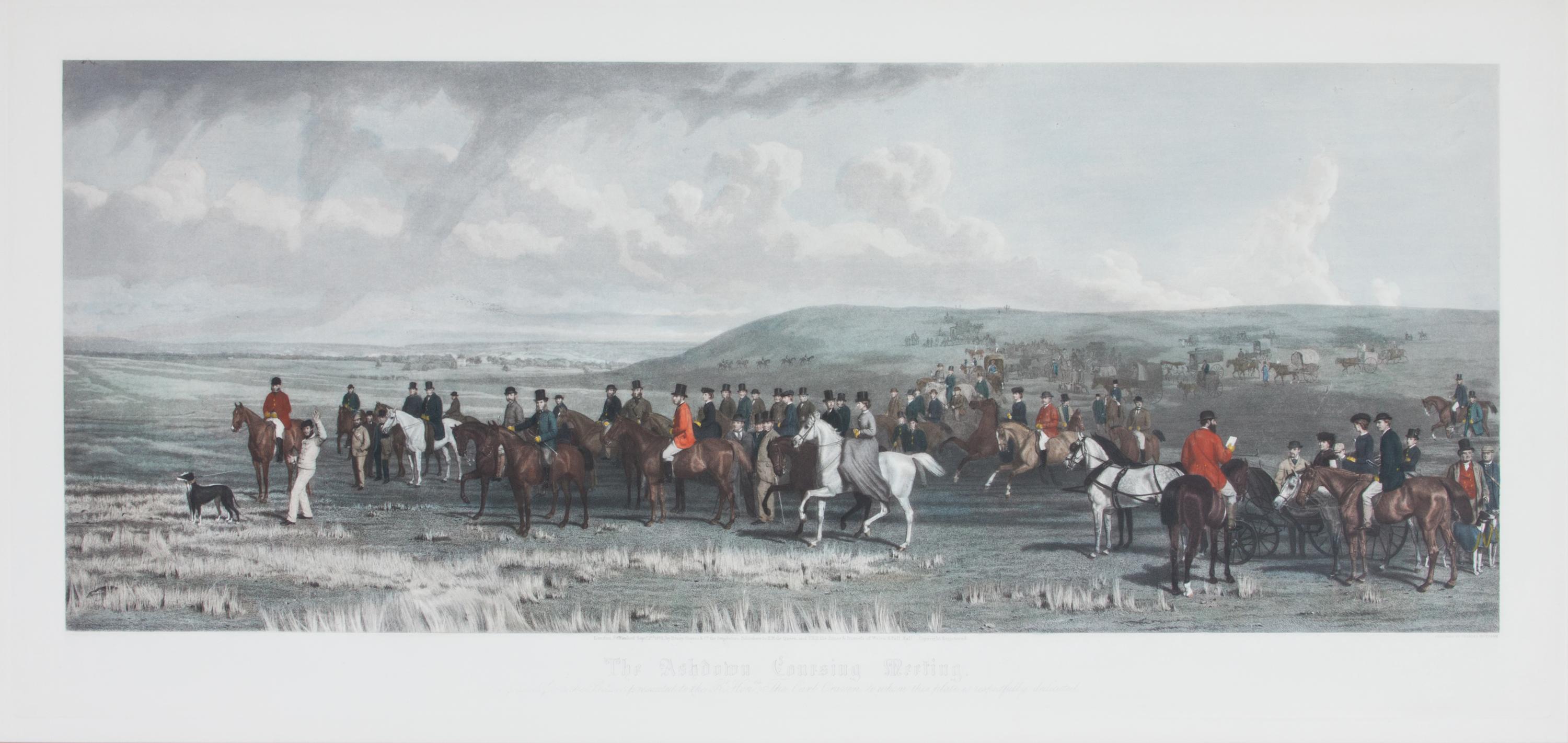 A Handcolored Engraving by Charles Mottram 20 x 42 inches. — AFTER STEVE PIERCE