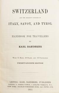 (TRAVEL GUIDES) A group of seven travel guides published by Karl Baedeker.