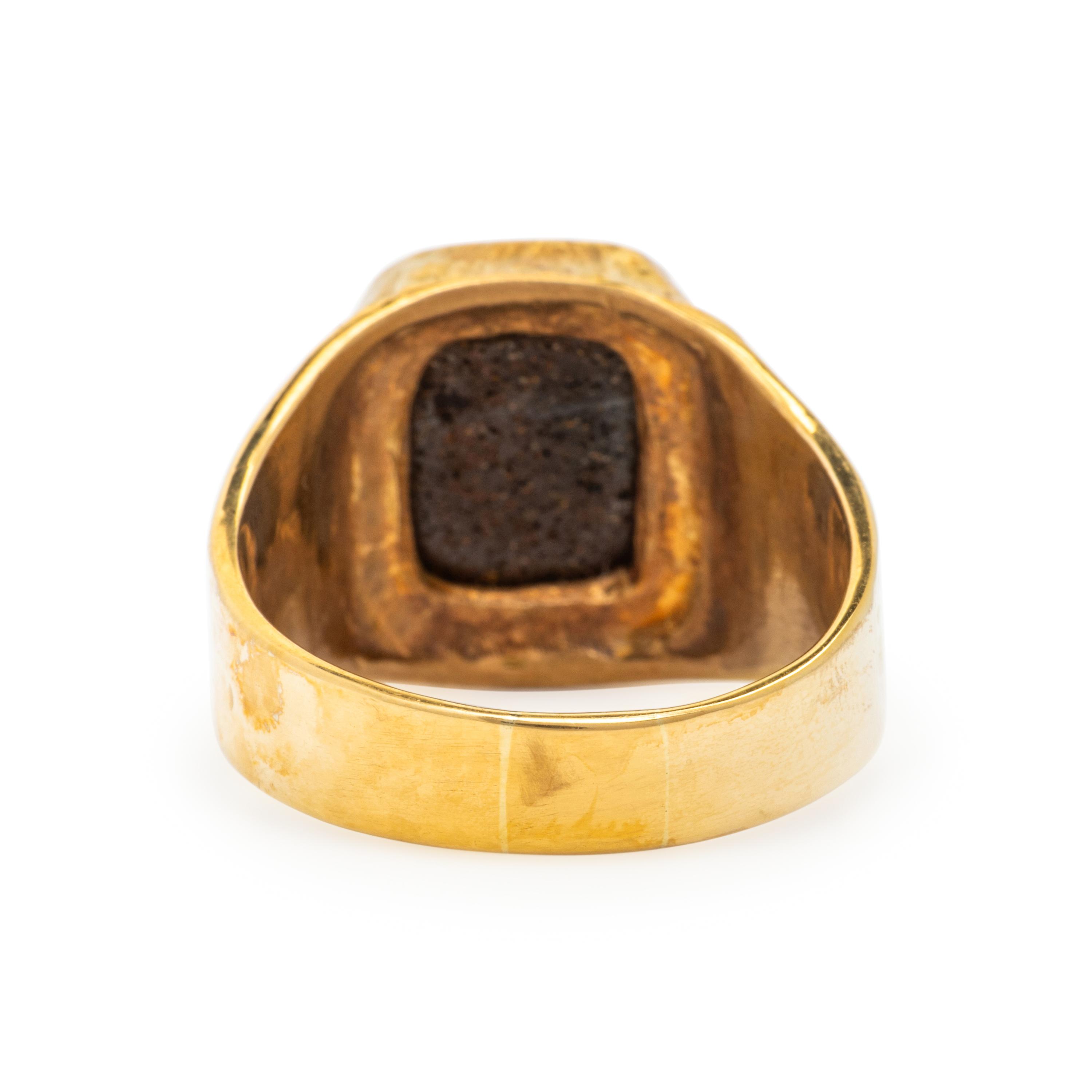 Yellow Gold and Opal Ring