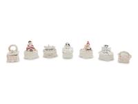 A Collection of Fourteen Staffordshire Trinket Boxes