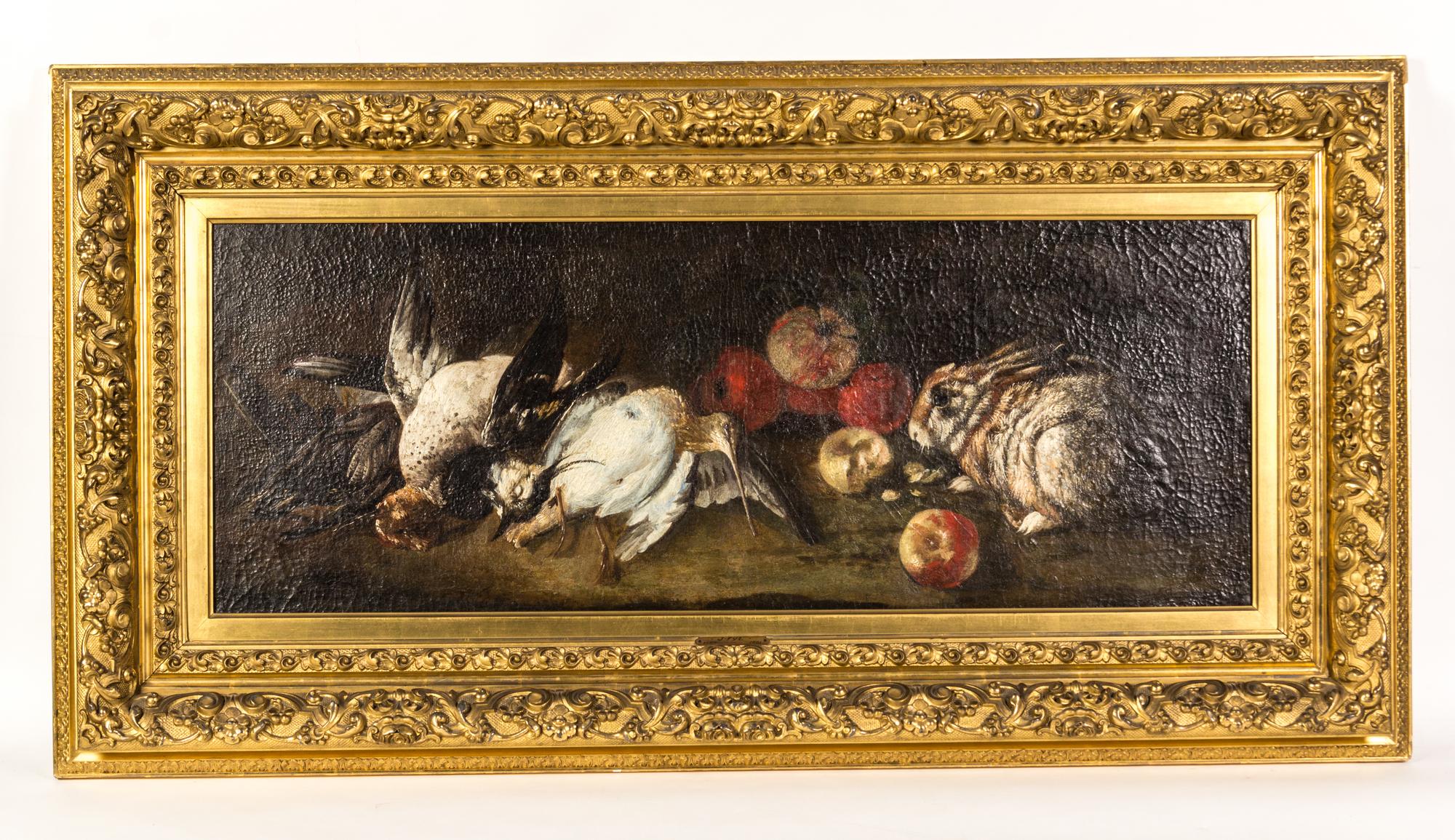 In the Manner of Jan Foyt, (Flemish, 1611-1661), Still life with Sand Pipers and Hare
