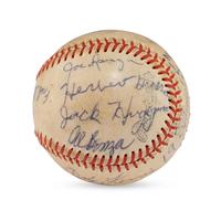 A 1952 Kingston Eagles Team Signed Autograph Baseball