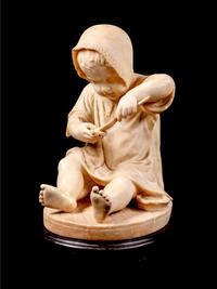An Italian Marble Figure of a Girl