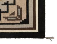 Navajo Two Grey Hills, with Colcha Pattern