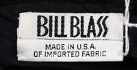 A Bill Blass Black Velvet and Silk Dress,