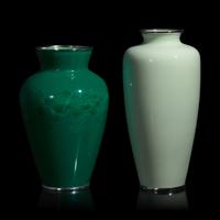 Two Japanese Cloisonné Vases, 20th Century