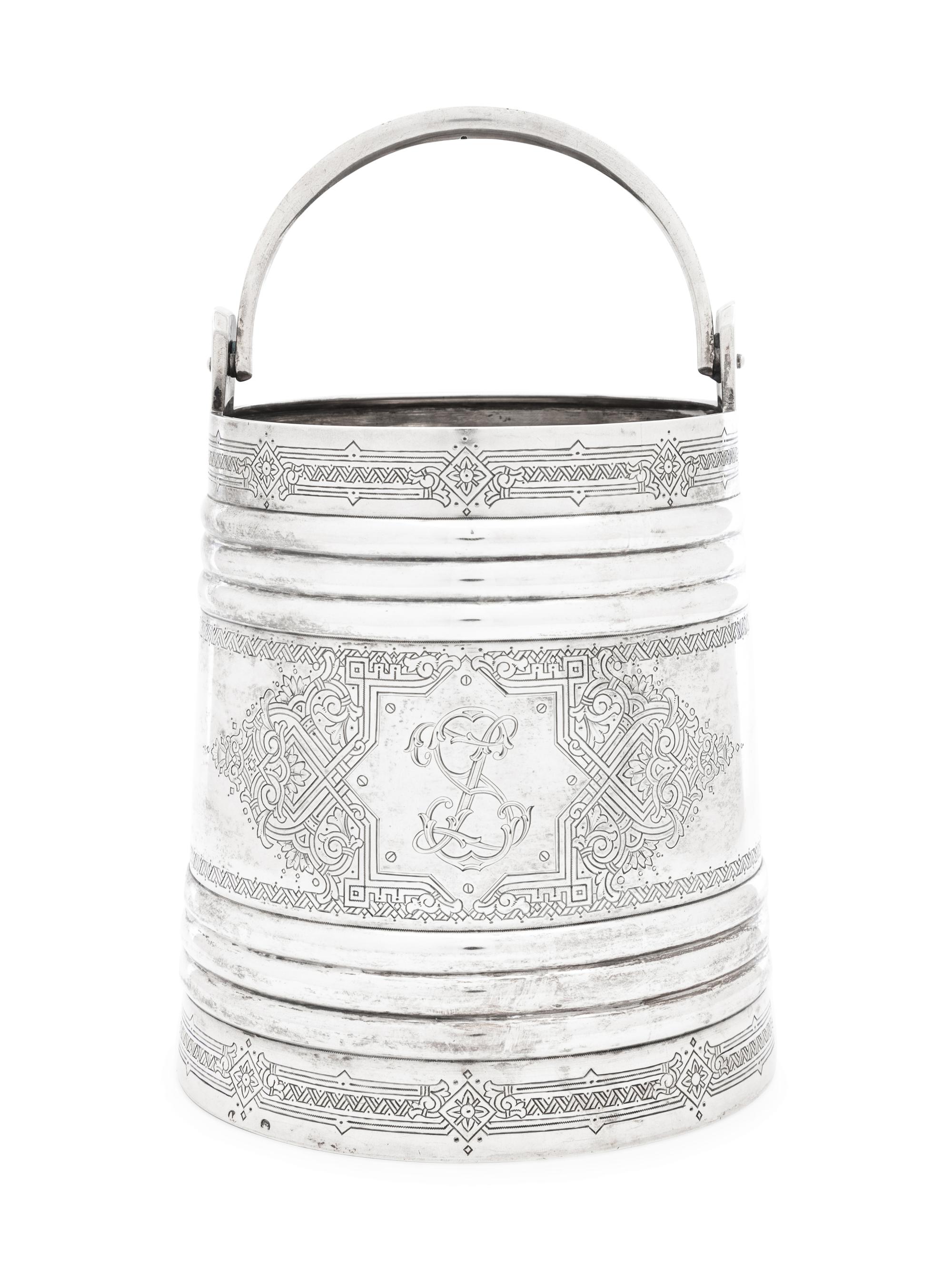 A Russian Silver Wine Cooler