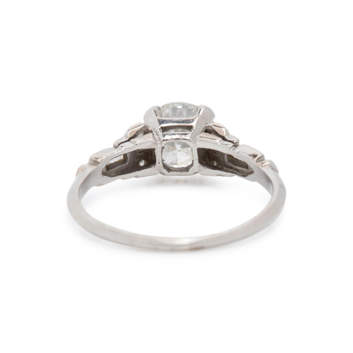 ART DECO, CLARITY ENHANCED DIAMOND RING