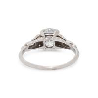 ART DECO, CLARITY ENHANCED DIAMOND RING