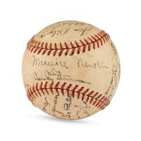 A 1940 San Antonio Missions Team Signed Autograph Baseball
