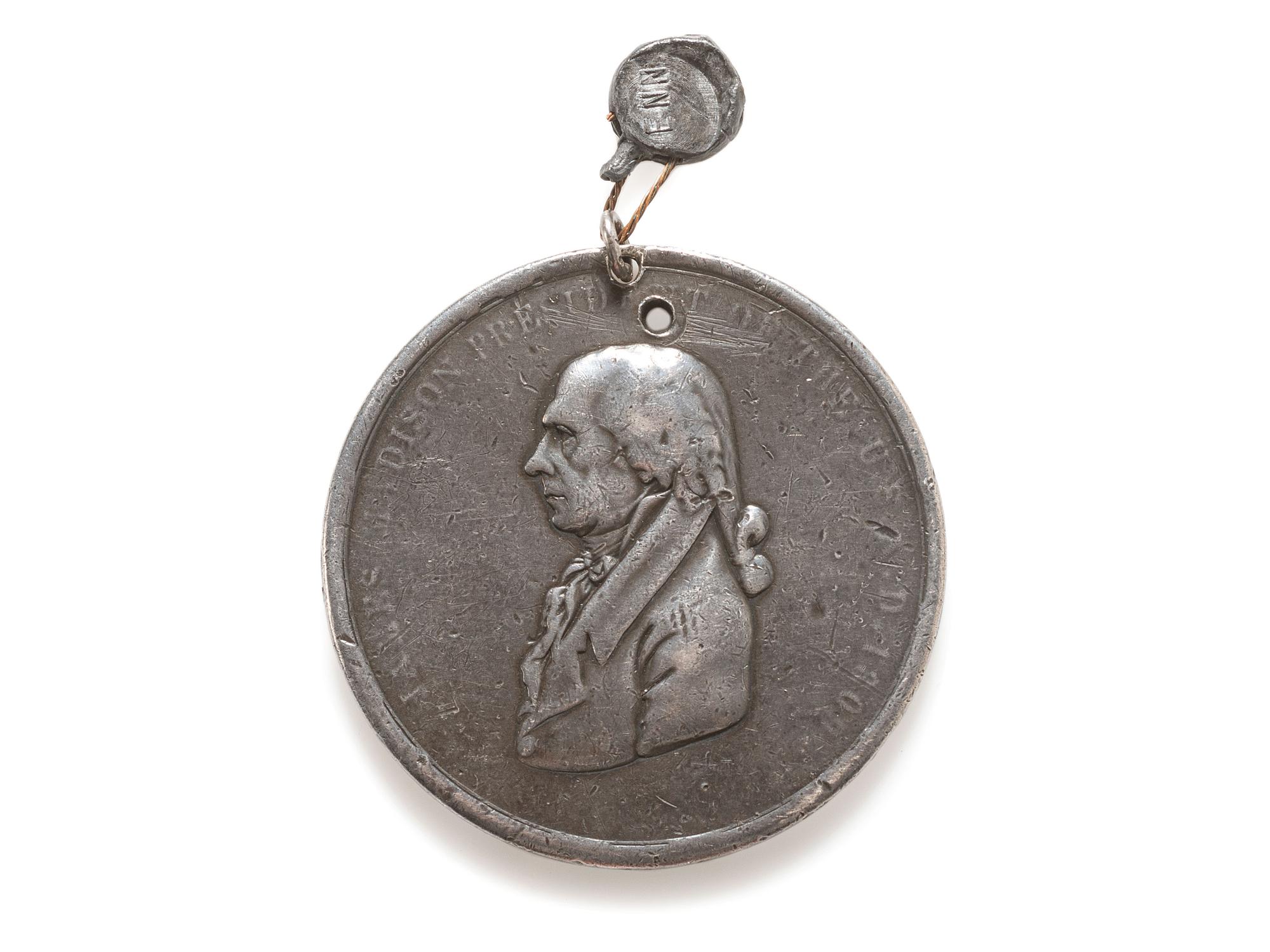 1809 James Madison Silver Peace Medal