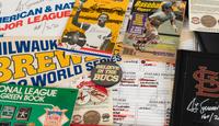 A Large Group of Ephemera and Publications from the Collection of Hall of Famer Ted Simmons Including Multiple Signed Autograph Items,