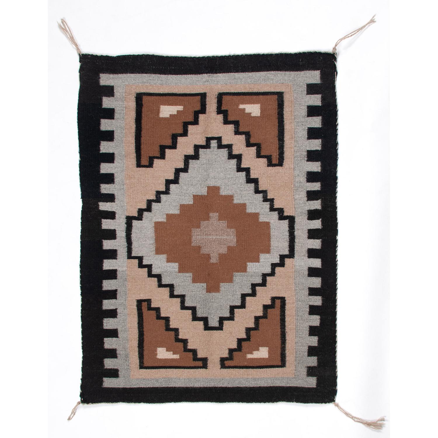 Navajo Two Grey Hills Weaving / Rug