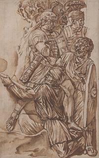 A Study of a Battle Scene from the Arch of Constantinople