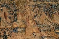 A Flemish Needlepoint Tapestry Panel
