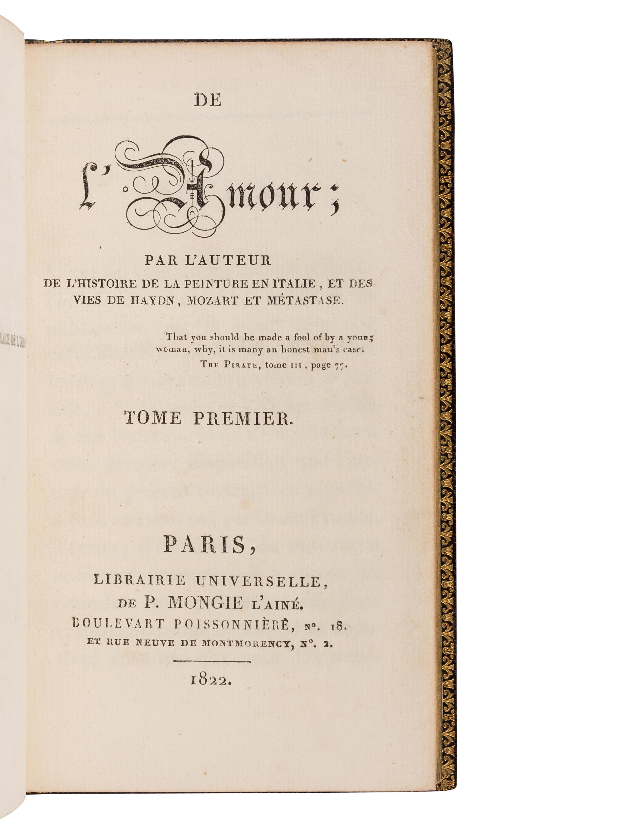 BALZAC, Honore de (1799-1850). Etudes de moeurs au XIXe siecle .... Paris: Madame Chales-Bechet, 1834.