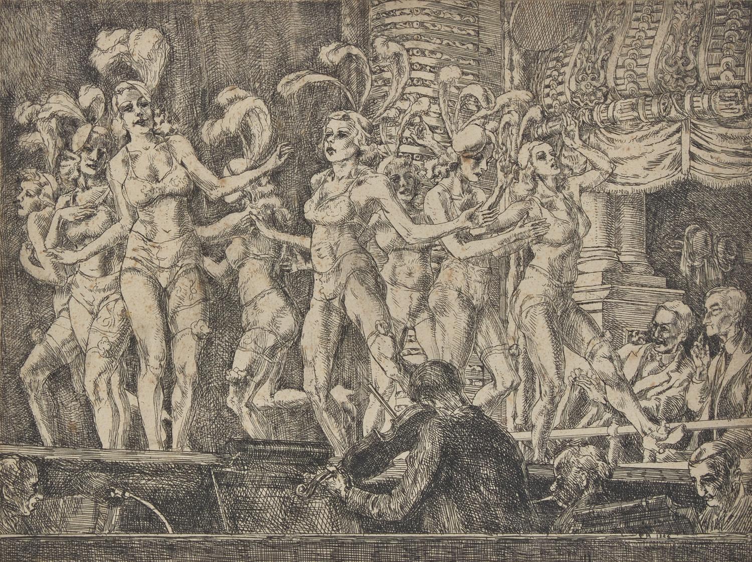 Box at the Metropolitan , 1934; Striptease at New Gotham , 1935; and Minsky's New Gotham Chorus , 1936 (3 works)