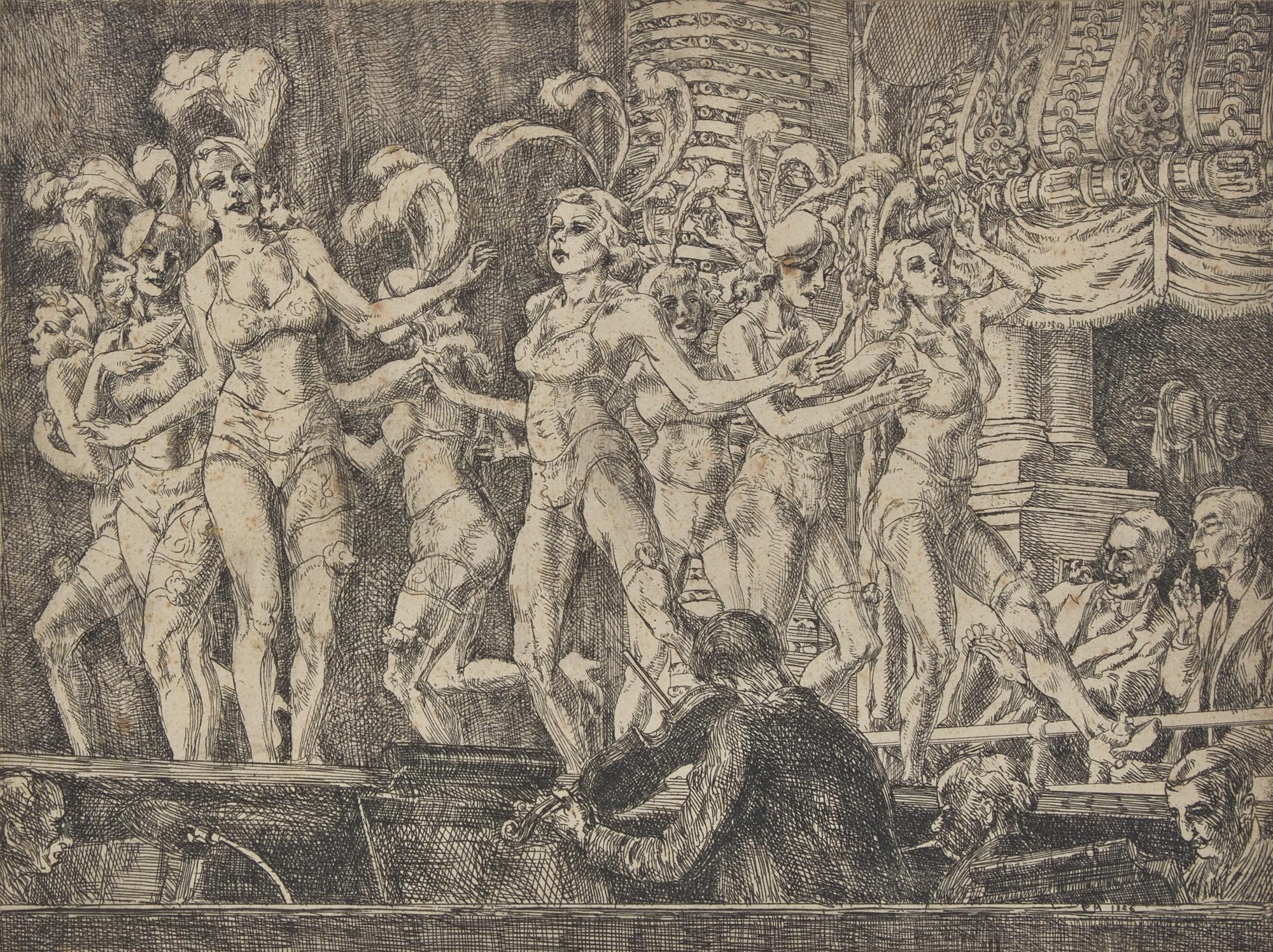 Box at the Metropolitan , 1934; Striptease at New Gotham , 1935; and Minsky's New Gotham Chorus , 1936 (3 works)