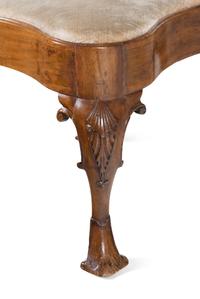 A George I Walnut Corner Chair
