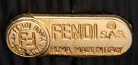 Fendi, Textured Leather Drawstring Bag