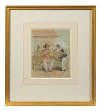 Three Drawings of Figures