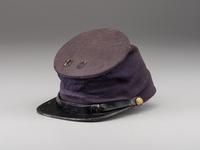 [CIVIL WAR]. Ulster County, NY forage cap with "McClellan" maker's imprint.