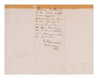 CUSTER, George Armstrong (1839-1876). Autograph endorsement signed ("G.A. Custer"), as Brevet Major General, U.S.A. [September 1866].