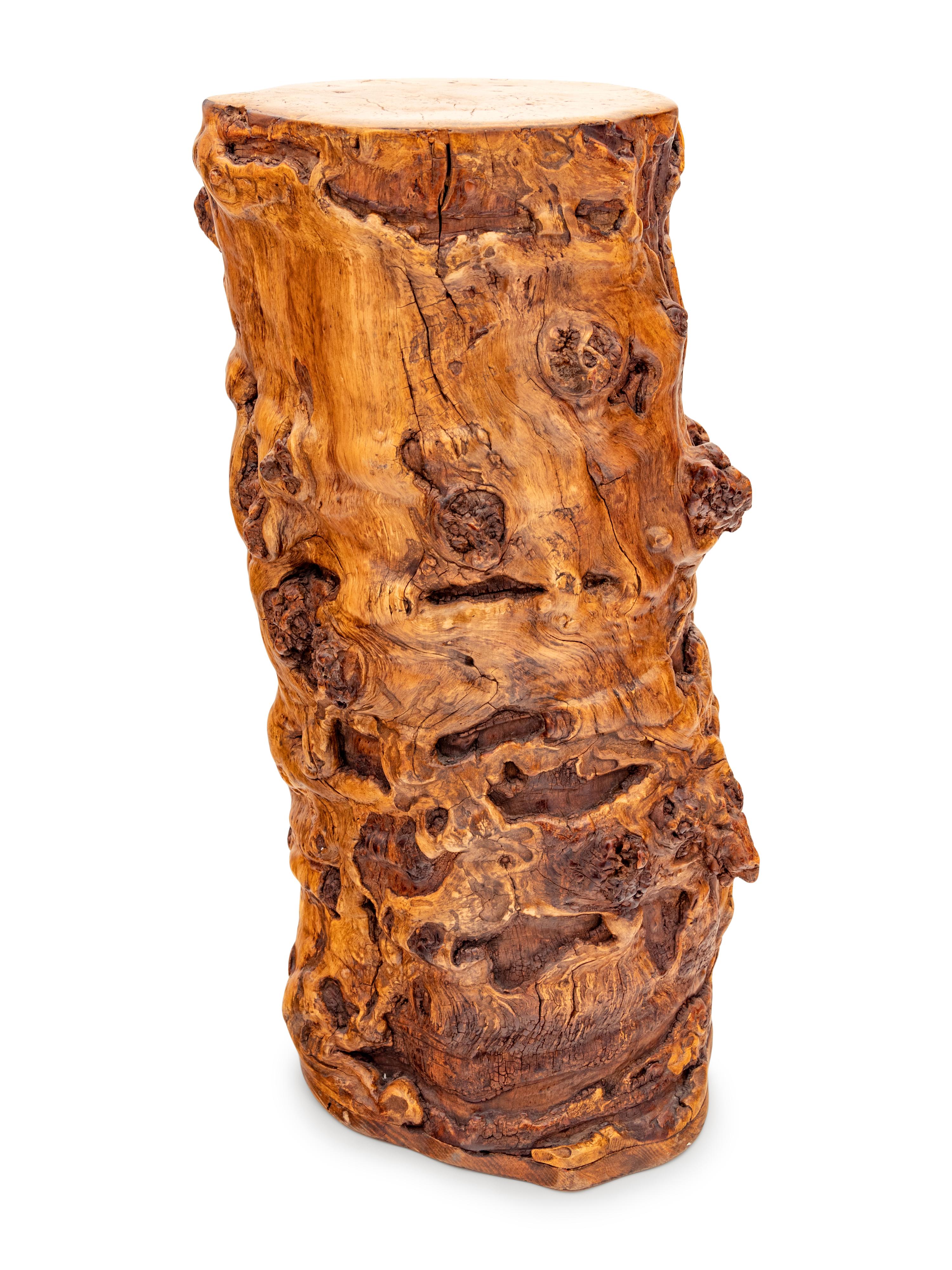 A Chinese Rootwood Stand