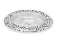 An American Silver Wine Coaster