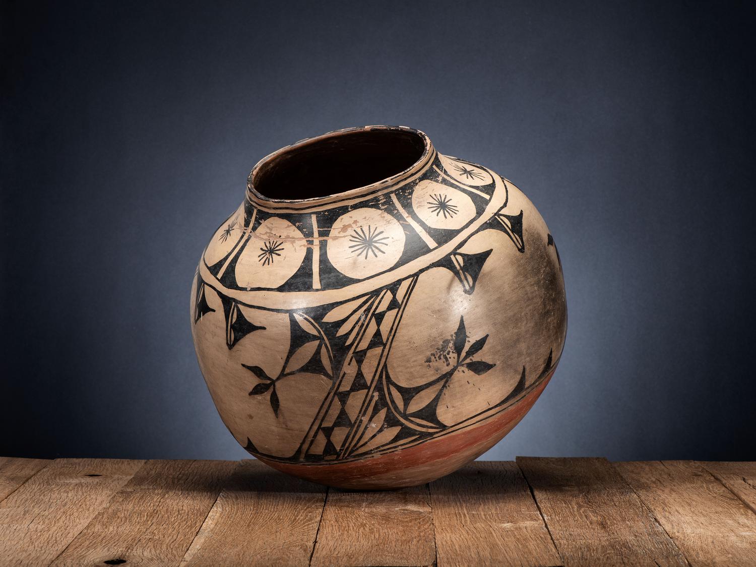 Large Cochiti Pottery Storage Jar